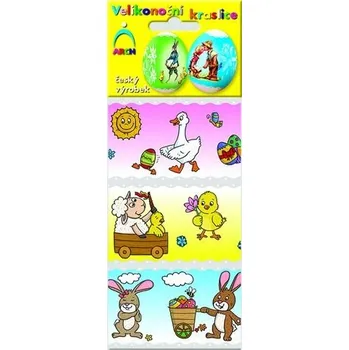 Velikonoční dekorace Navlékací košilky na vajíčka 12ks smršťovací