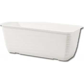 Truhlík Truhlík SAHARA + podmiska plast bílá 40cm