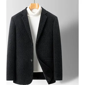 Best Fashion Pánské lehké sako v moderním business stylu Barva: Tmavě Modrá, Velikost: 3XL