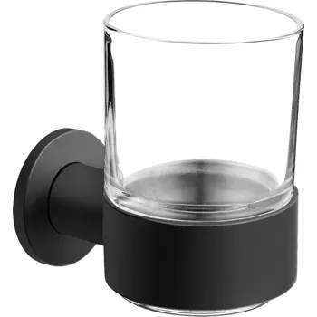 Držák na kartáček Novaservis Držák kartáčků Smile černá ASM03BL