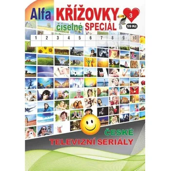 Kniha Křížovky číselné speciál 3/2024 - České televizní seriály