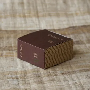 Masážní přípravek Ponio Masážní kostka Kakao a máta 50 g