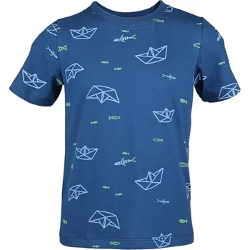 Chlapecké tričko Pleas chlapecké tričko s potiskem 183754 Modrá Vel. 116