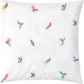 Povlečení Povlečení BIRDS od Christian Fischbacher Barva: Bílá, Rozměry: Povlak na polštář 50 x 70 cm, Typ zapínání: Zip