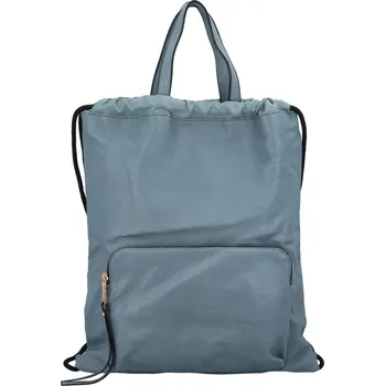 Kabelka Praktický koženkový vak na záda Roman, světle modrá