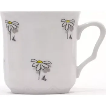 ČESKÝ PORCELÁN Hrnek KAREL 0,3 l, kopretiny