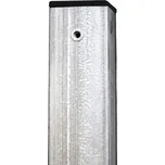 Sloupek 60x60mm Zn 220 cm galvanický zinek, se zalisovanou matkou