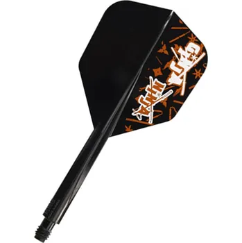 Příslušenství pro šipky LETKY CONDOR AXE Small NO6 Ginja Ninja Black Velikost: Small, Délka: L