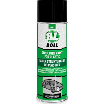 Barva ve spreji BOLL Strukturální lak na plasty - sprej černý 400ml 001400