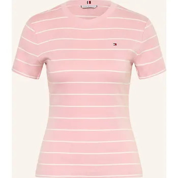Tommy Hilfiger Dámské Tričko, růžová / bílá, 40