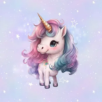 Panel - Teplákovina Kouzelný jednorožec