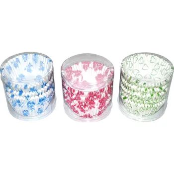 Jednorázové nádobí Košíčky cukrářské barevné 10,5cm (pr. 4,5cm, v. 3cm) - 100ks