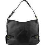 HEXAGONA Francouzská kožená kabelka Saintes Černá