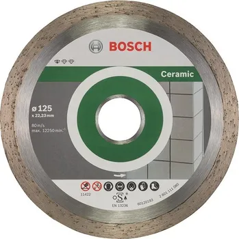 Brusný kotouč BOSCH Diamantový dělicí kotouč Standard for Ceramic 125 x 22,23 x 1,6 x 7 mm 2.608.603.232