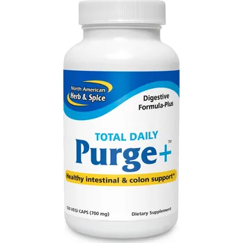 North American Herb & Spice | Denní detox - Total Daily Purge+ cílí hl. na játra, žlučník, střeva, ledviny - 120 kapslí