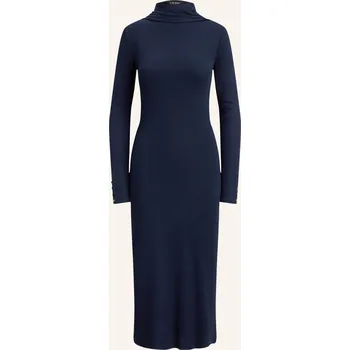 Dámské šaty Lauren Ralph Lauren Dámské Pletené Šaty S Mašlí, tmavě modrá, 42