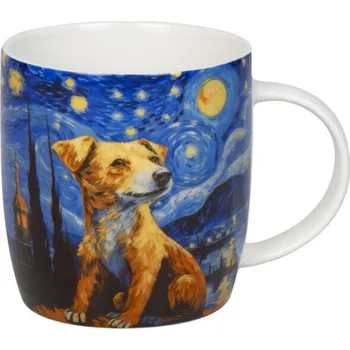 Sklenice Hrnek porcelánový VAN GOGH PES 380ml