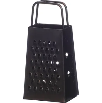 Aroma lampa Struhadlo na vosk kovové černé 7,5cm