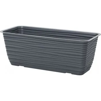 Truhlík Truhlík SAHARA + podmiska plast antracit 40cm
