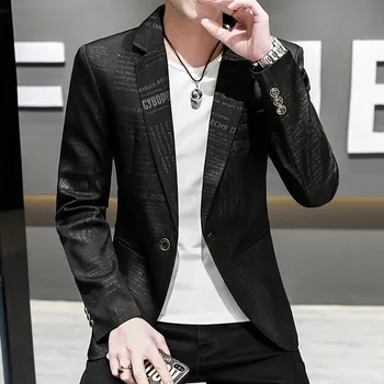 Best Fashion Pánské moderní sako pro společenské příležitosti Barva: Černá, Velikost: XL