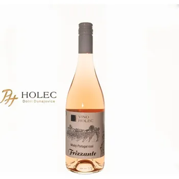 Modrý Portugal Frizzante 2024, moravské zemské víno - perlivé, Víno Holec, polosuché