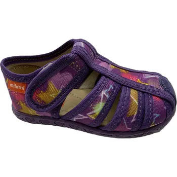 Chlapecké bačkory Bačkory Milami 114-DX-32 Purple Velikost: 23
