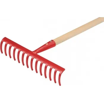 Hrábě Hrábě kovové 14hrotů s násadou 140cm