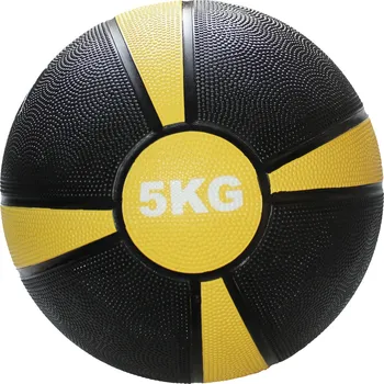 Medicinbal Merc sport Medicinální míč 5 kg – gumový žlutý Cena za odběr více kusů: 11 a více kusů