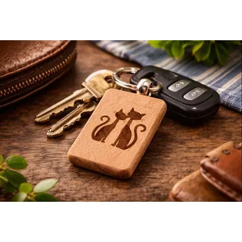 věšák na klíče Dary dřeva Dřevěná klíčenka s gravírováním – originální dárek