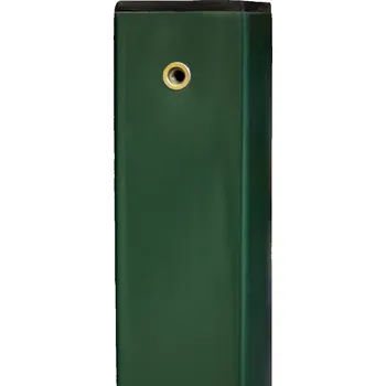 Plotový sloupek Sloupek 60x60 mm PVC 300 cm, se zalisovanou matkou