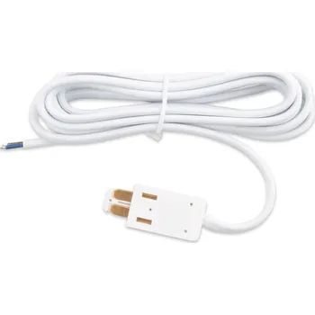 LED páska MCLED Napájecí díl pro DC lištu, max. 8A, bílá barva, vč. kabelu 2m