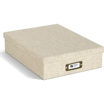 Úložný box Úložný box Bigso Box of Sweden Oskar A4 26 x 35 x 8,5 cm 9451N6072.99 béžová 01X