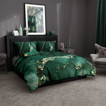 Povlečení Faro Minerály zelené 2 140 x 200, 70 x 90 cm zipový uzávěr