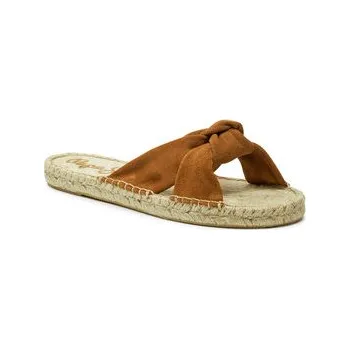 Dámské baleríny Espadrilky Pepe Jeans Siva Knot PLS90664 Hnědá 40