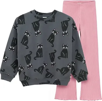 Dívčí mikina COOL CLUB Anthrazit/ Rosa 7316183 122