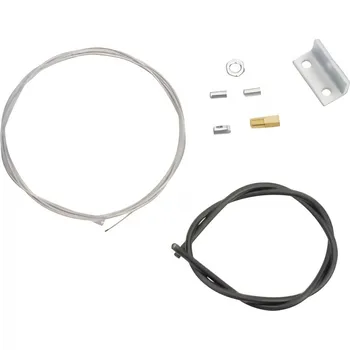 Garážová vrata lankový set pro odblokování vrat, dlouhý - bowden pro nouzové otevření vrat, určeno pro vrata s otočnou klikou