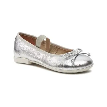 Dámská obuv Geox Baleríny Jr Plie' J4555D 00044 C1007 S Stříbrná 32