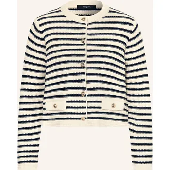 Dámské oblečení Weekend Max Mara Dámský Svetr Vodka, krémová / tmavě modrá, 38