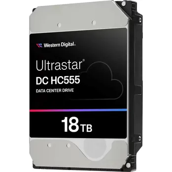 Ukládání dat Western Digital Ultrastar DC HC555 vnitřní pevný disk 18 TB 7200 ot/min 512 MB 3.5" Serial ATA III
