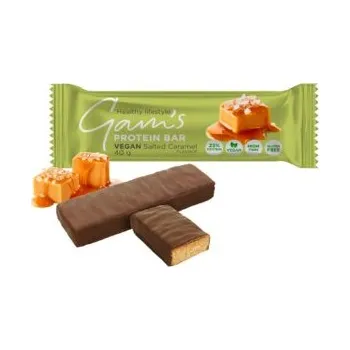 Gam's Proteín Vegan Tyčinka Slaný Karamel 40g