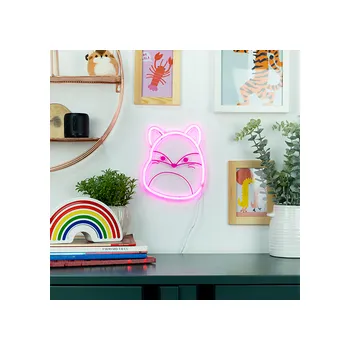 Lampička Neonová Lampička na zeď - Squishmallows Fifi