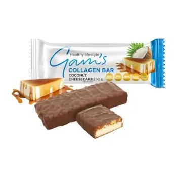 Gam's Collagen Tyčinka Kokosový Cheesecake 50g