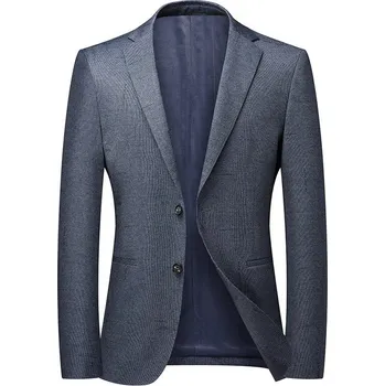 Best Fashion Pánské formální sako pro slavnostní příležitosti Barva: Modrá, Velikost: S