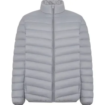 Pánský zimní kabát Best Fashion Pánská lehká zimní bunda se stojáčkem Barva: Světle Šedá, Velikost: L