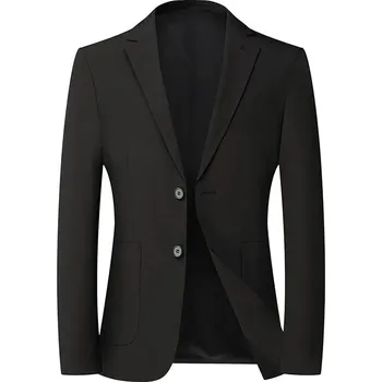 Best Fashion Pánské elegantní sako pro slavnostní chvíle Barva: Černá, Velikost: 4XL