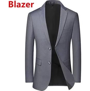 Pánský oblek Best Fashion Pánský společenský oblek pro slavnostní události Velikost: XXS, Barva (Varianta): gray Blazer