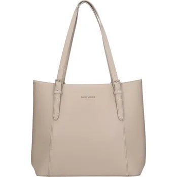 Kabelka Elegantní dámská kabelka David Jones Oxford - béžovo-šedá