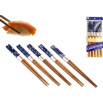 Příbor Elegantní sada pěti párů jídelních hůlek značky EDO Japan