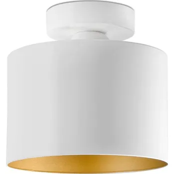 JANET stropní svítidlo, zlatá a bílá - FARO