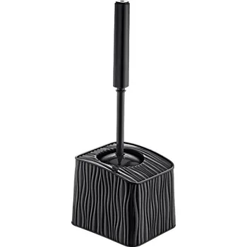 WC štětka WC set vlnky černé
